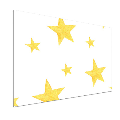 Panel de pared de cocina Estrellas amarillas