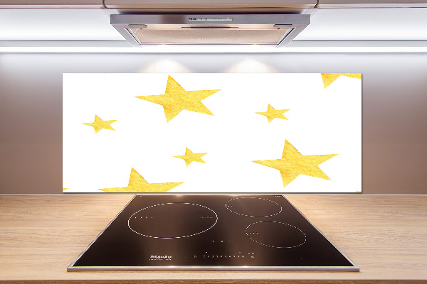 Panel de pared de cocina Estrellas amarillas