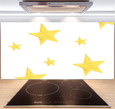 Panel de pared de cocina Estrellas amarillas