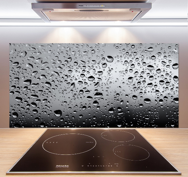 Panel de pared de cocina Gotas de agua