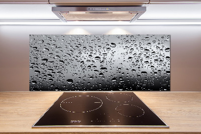 Panel de pared de cocina Gotas de agua
