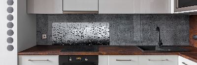 Panel de pared de cocina Gotas de agua