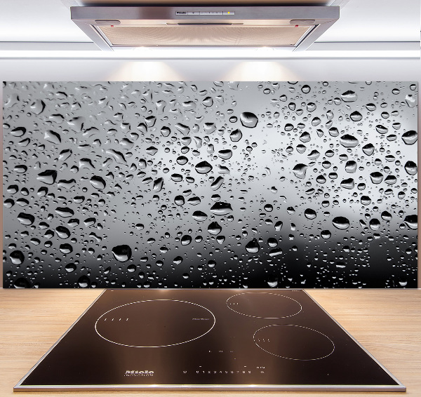 Panel de pared de cocina Gotas de agua