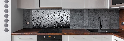Panel de pared de cocina Gotas de agua