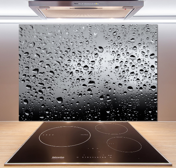 Panel de pared de cocina Gotas de agua