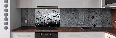 Panel de pared de cocina Gotas de agua