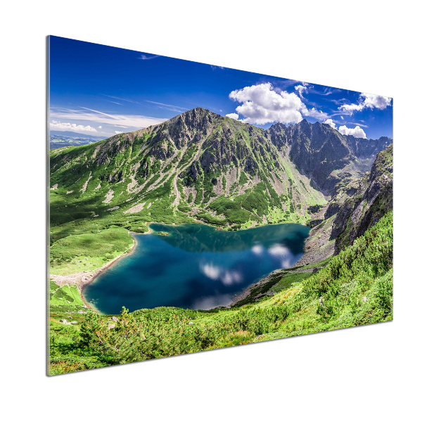 Panel antisalpicaduras Estanque negro de los montes Tatra