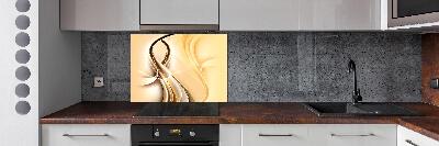 Panel antisalpicaduras Ondas abstractas