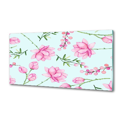 Panel de pared de cocina Flores y bayas