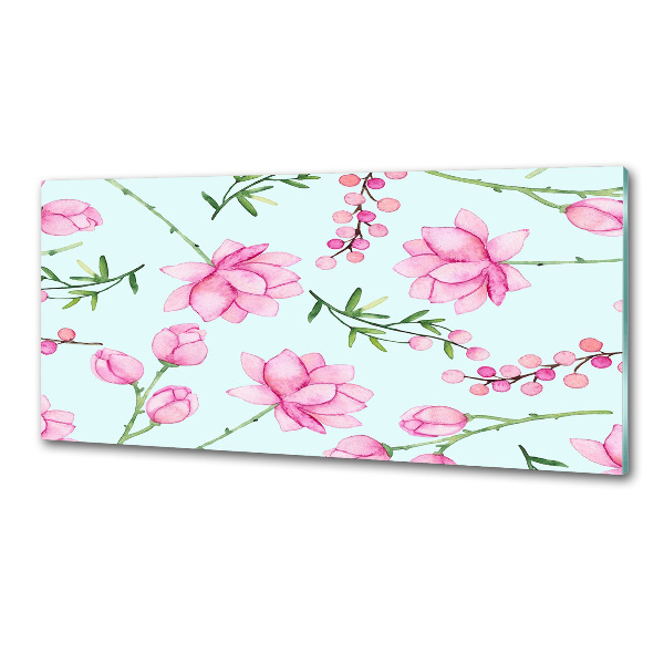 Panel de pared de cocina Flores y bayas