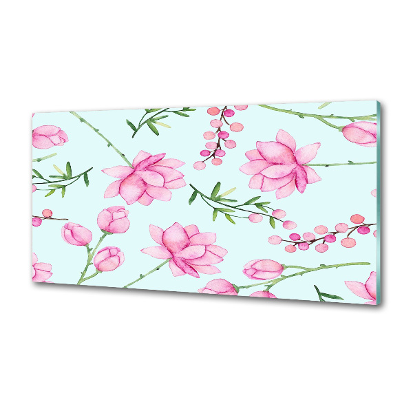 Panel de pared de cocina Flores y bayas