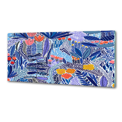 Panel antisalpicaduras Patrón floral