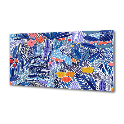 Panel antisalpicaduras Patrón floral