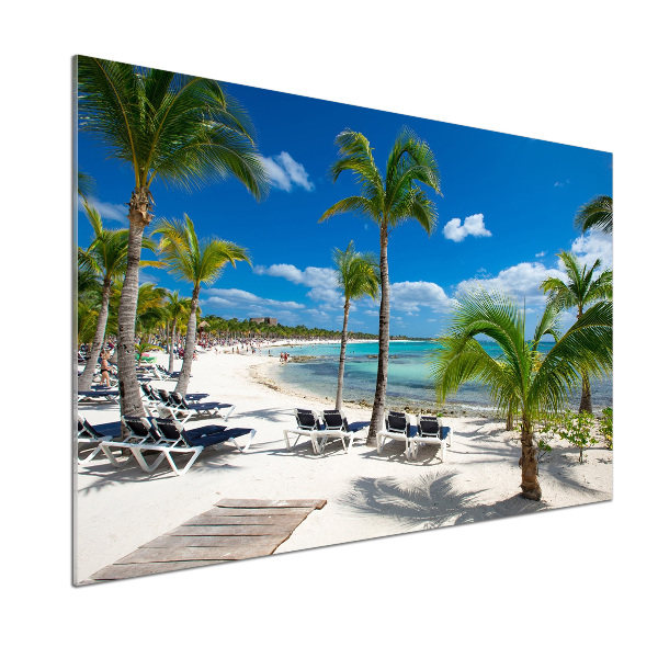 Panel de pared de cocina Playa de Maldivas