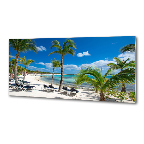 Panel de pared de cocina Playa de Maldivas