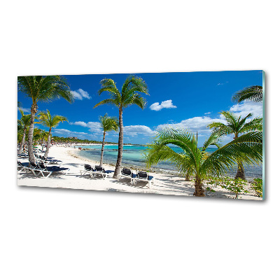 Panel de pared de cocina Playa de Maldivas