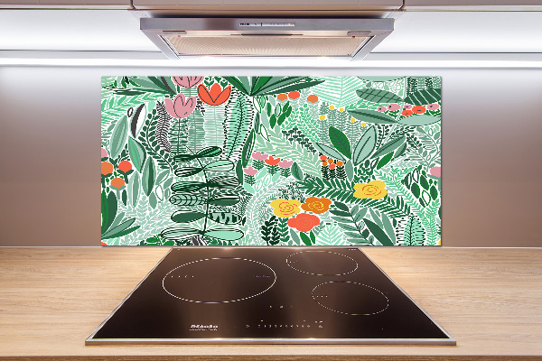 Panel para cocina Patrón floral