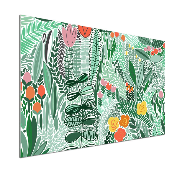 Panel para cocina Patrón floral