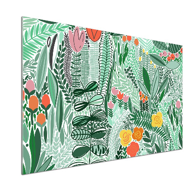 Panel para cocina Patrón floral