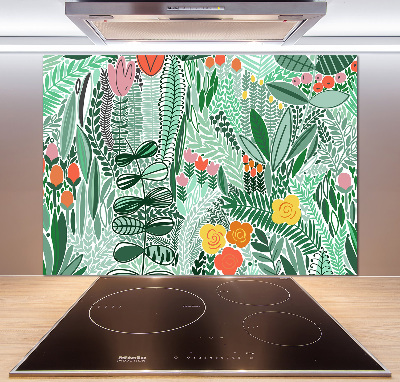 Panel para cocina Patrón floral