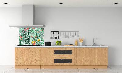 Panel para cocina Patrón floral