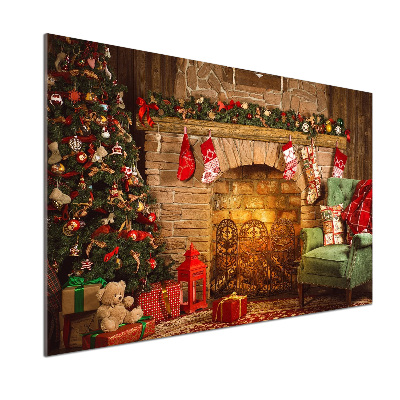 Panel para cocina decoraciones navideñas