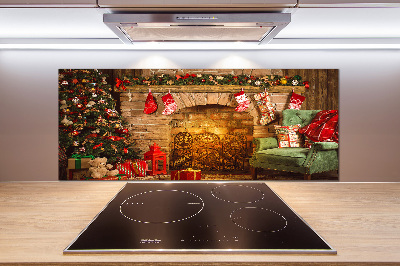 Panel para cocina decoraciones navideñas