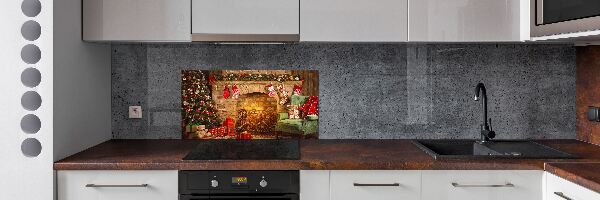 Panel para cocina decoraciones navideñas