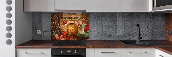Panel para cocina decoraciones navideñas