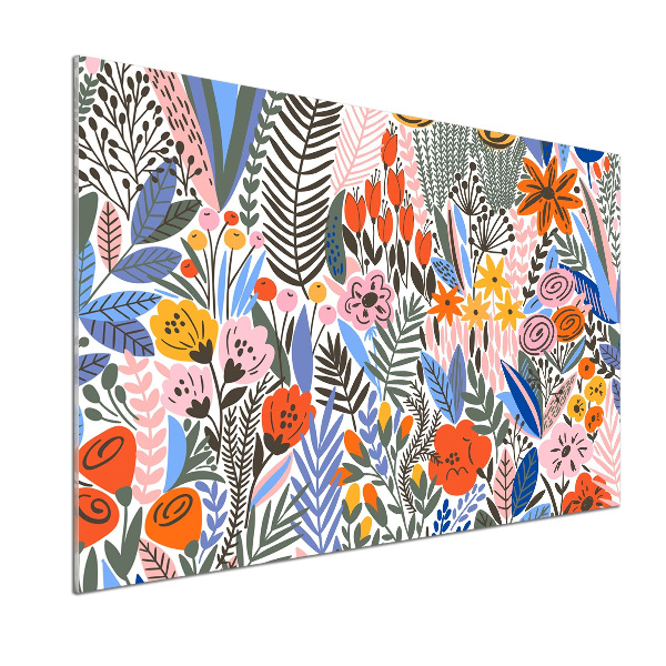 Panel de pared de cocina Patrón floral