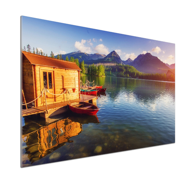 Salpicadero de cocina Lago en las montañas