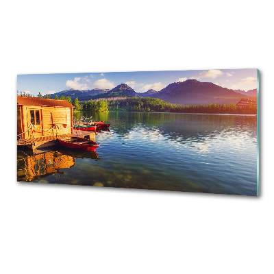 Salpicadero de cocina Lago en las montañas