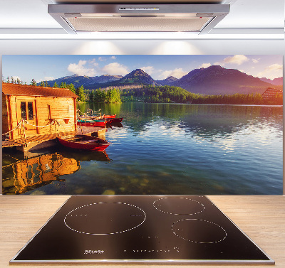 Salpicadero de cocina Lago en las montañas