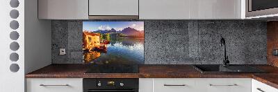 Salpicadero de cocina Lago en las montañas