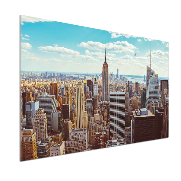 Salpicadero para cocina Vista aérea de Nueva York