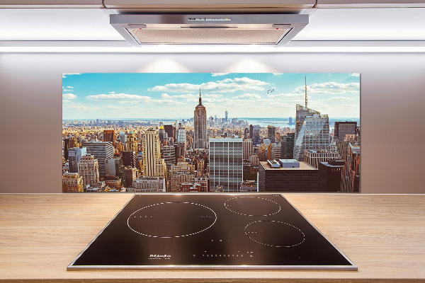 Salpicadero para cocina Vista aérea de Nueva York