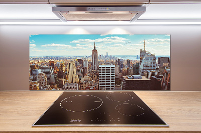 Salpicadero para cocina Vista aérea de Nueva York