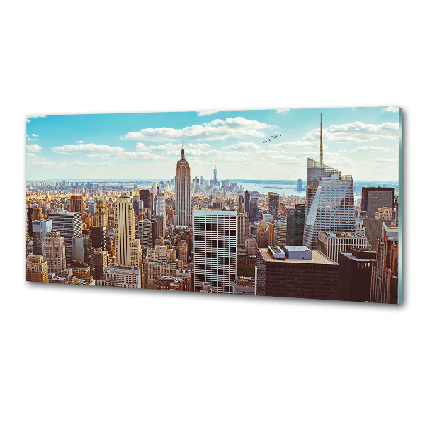 Salpicadero para cocina Vista aérea de Nueva York