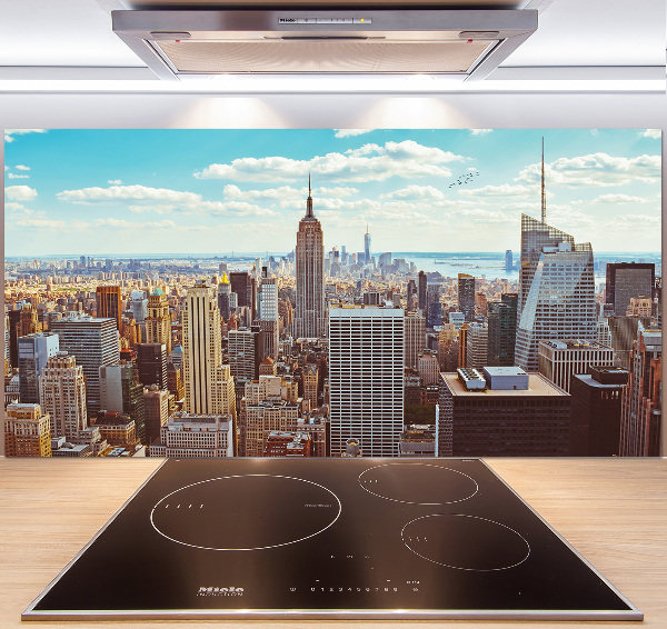 Salpicadero para cocina Vista aérea de Nueva York