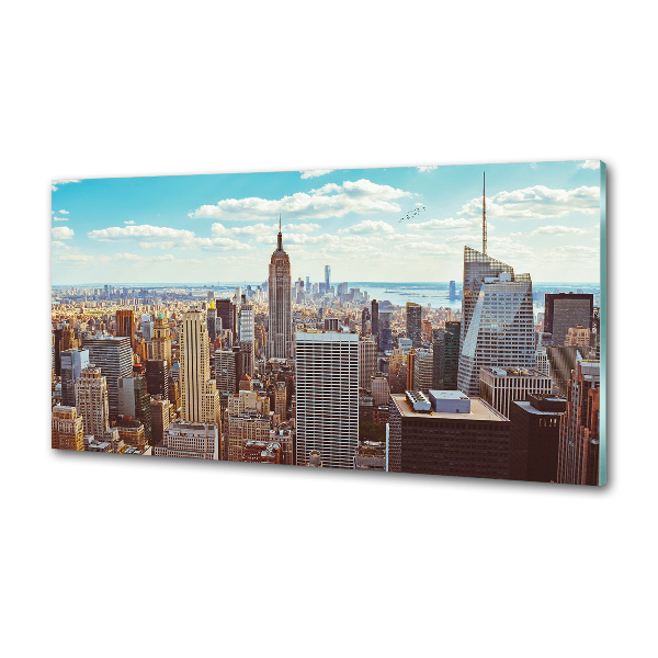 Salpicadero para cocina Vista aérea de Nueva York