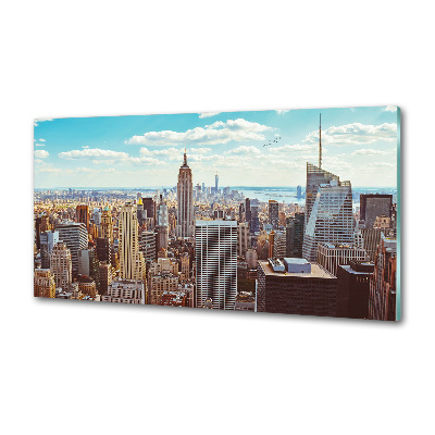 Salpicadero para cocina Vista aérea de Nueva York