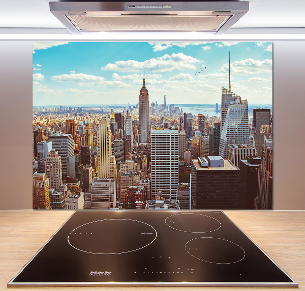 Salpicadero para cocina Vista aérea de Nueva York