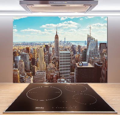 Salpicadero para cocina Vista aérea de Nueva York