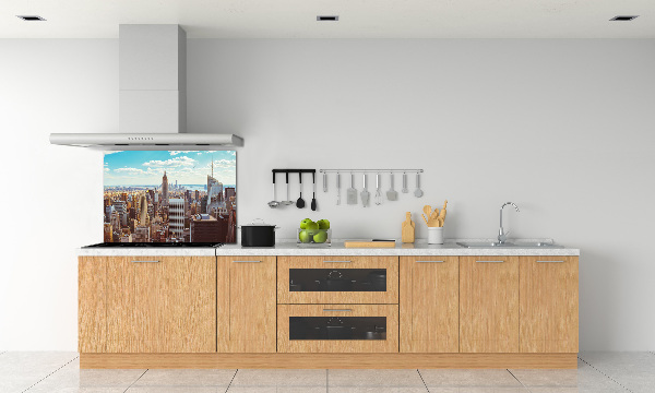 Salpicadero para cocina Vista aérea de Nueva York