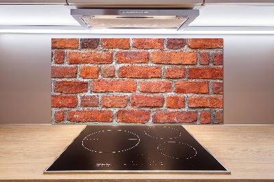 Salpicadero de cocina pared de ladrillos