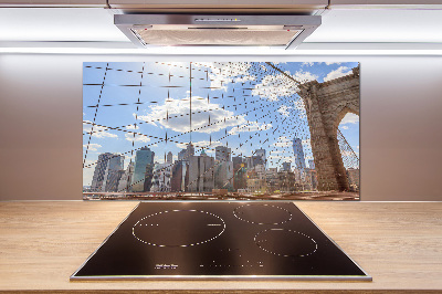 Panel de pared de cocina Puente de Nueva York