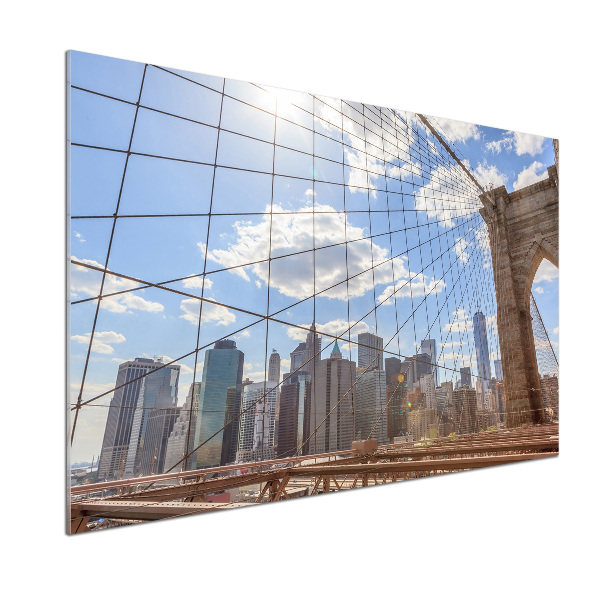 Panel de pared de cocina Puente de Nueva York