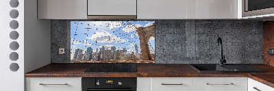 Panel de pared de cocina Puente de Nueva York