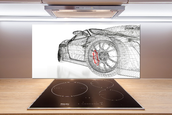 Panel antisalpicaduras malla de coche