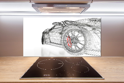 Panel antisalpicaduras malla de coche